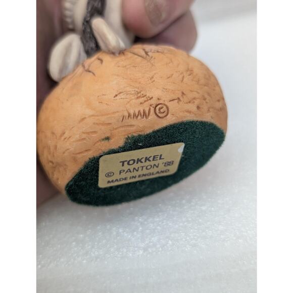 Vintage Panton Tokkel Dragon Baby Figurine 1988 Made in England Crystal Resin - Picture 11 of 11